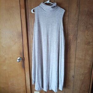 Dear Scarlett Sleeveless Maxi Dress XL brown Stretch Casual Minimalist